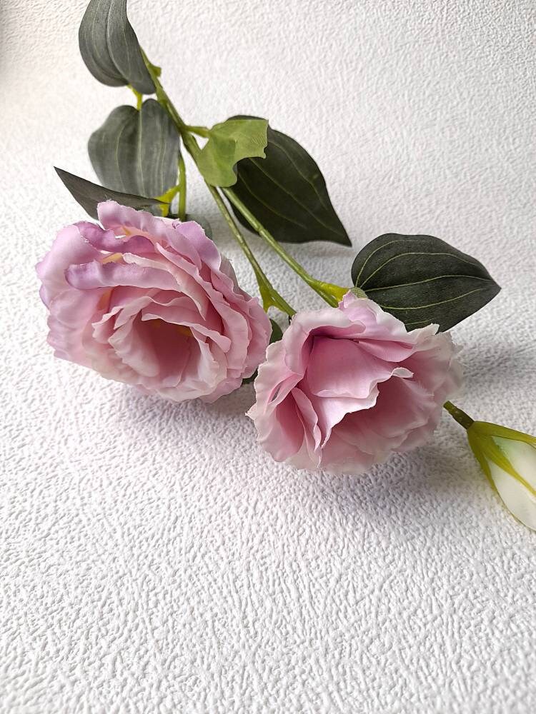 Artificial lisianthus pink lisianthus artificial flowers Etsy