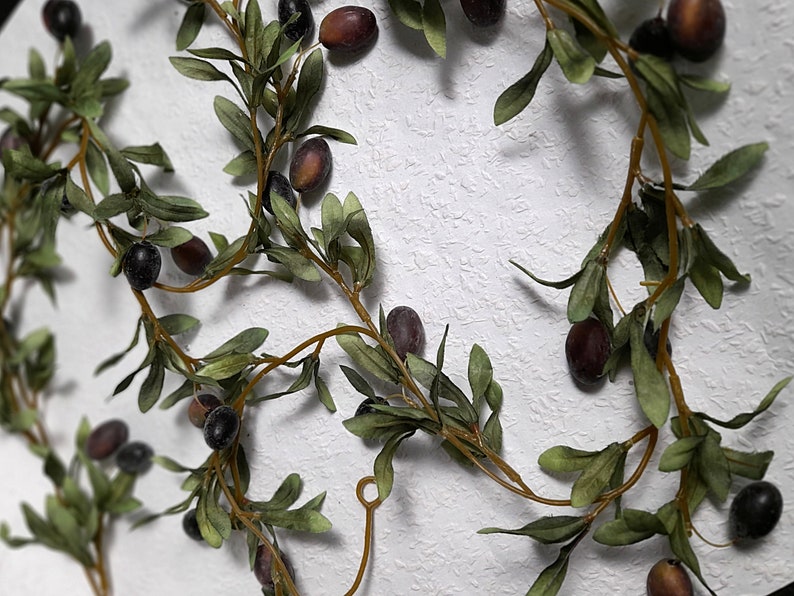 Artificial Olive Garland Faux Olive Garland Faux Garland Etsy