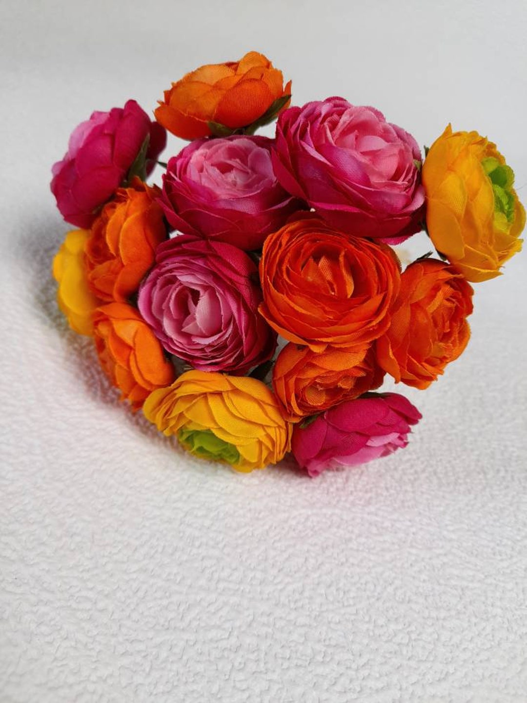 Artificial Ranunculus, Artificial Flowers, Ranunculus Bouquet