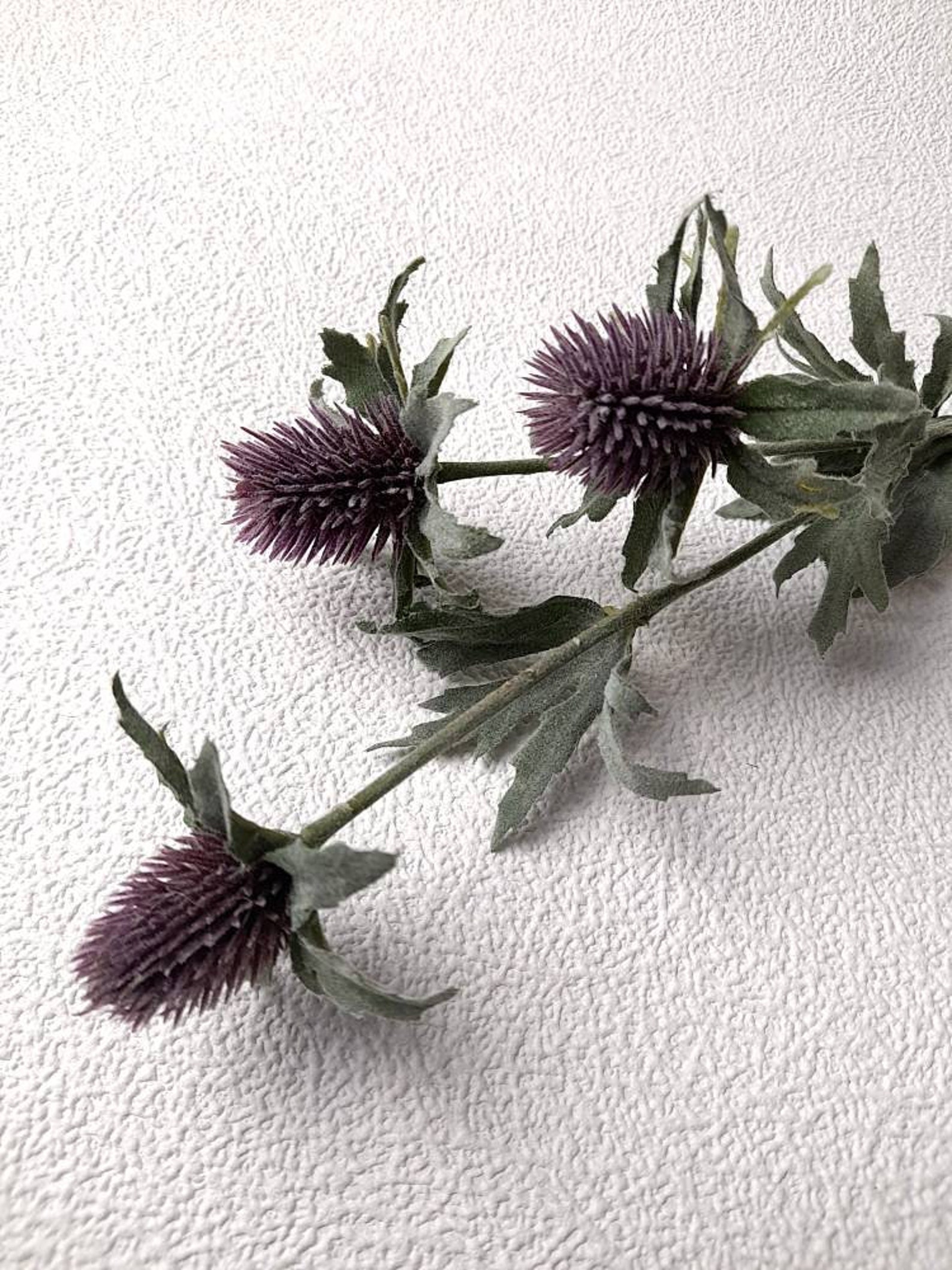 Artificial Thistle Faux Thistle Artificial Flowers Scottish Etsy