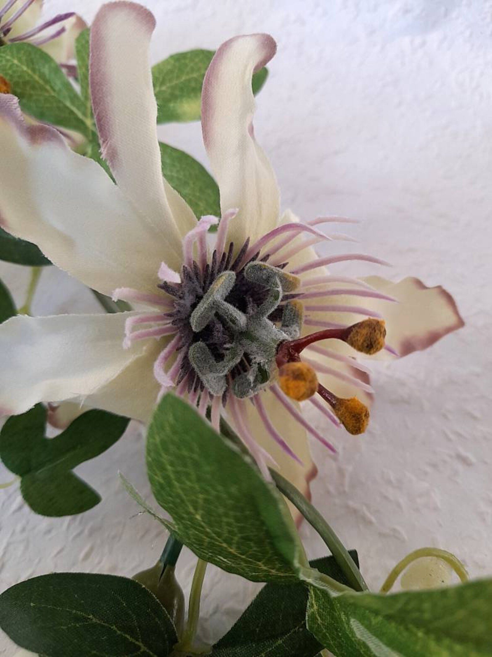Artificial Passion Flower Artificial Flowers Green Passion Etsy