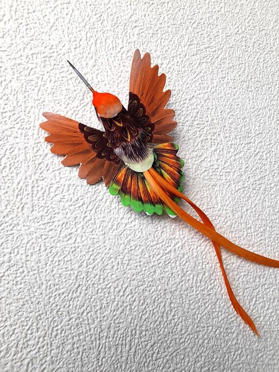 Artificial feather bird faux bird craft bird artificial Etsy