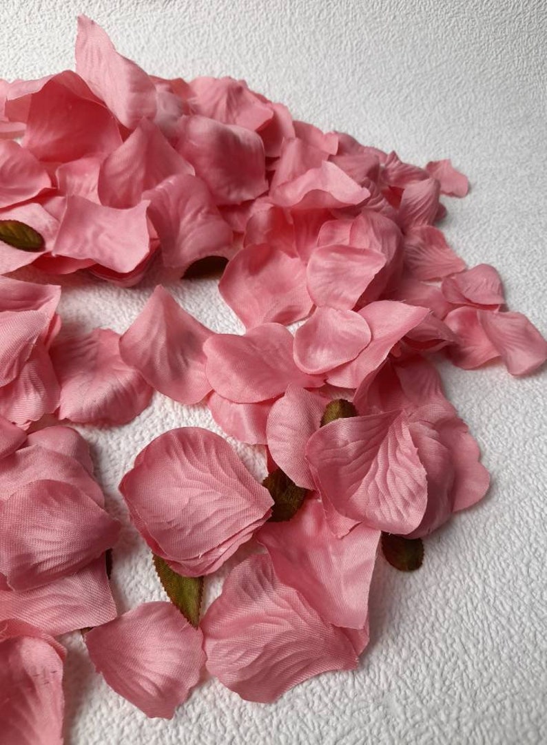 Artificial Rose Petals Faux Rose Petals Wedding Decor Etsy UK