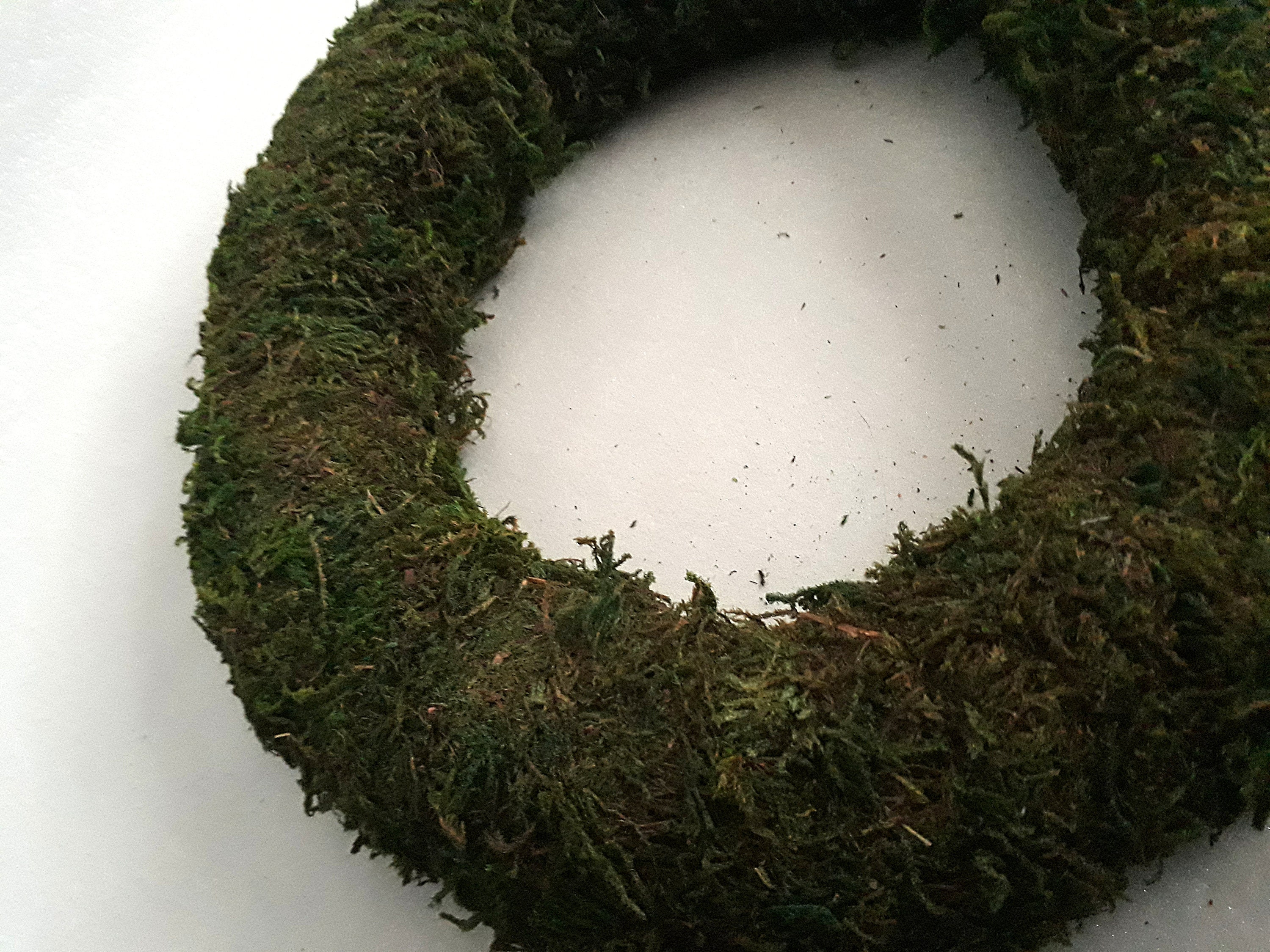 Faux moss artificial moss wreath moss wreath moss ring Etsy