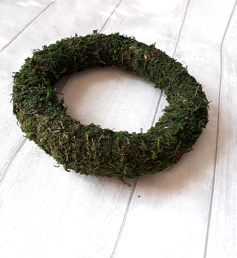 Faux moss artificial moss wreath moss wreath moss ring Etsy