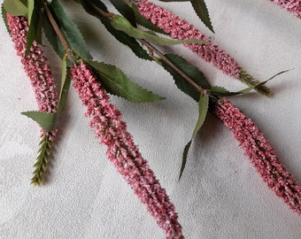 artificial veronica, pink veronica, artificial speedwell, pink speedwell, pink bouquet, veronica bouquet, pink flowers, spring home decor