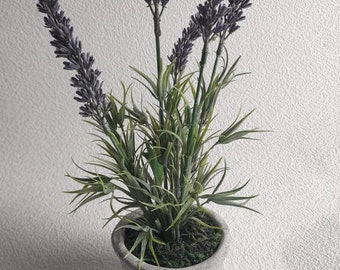 Faux Lavender Plant  Etsy