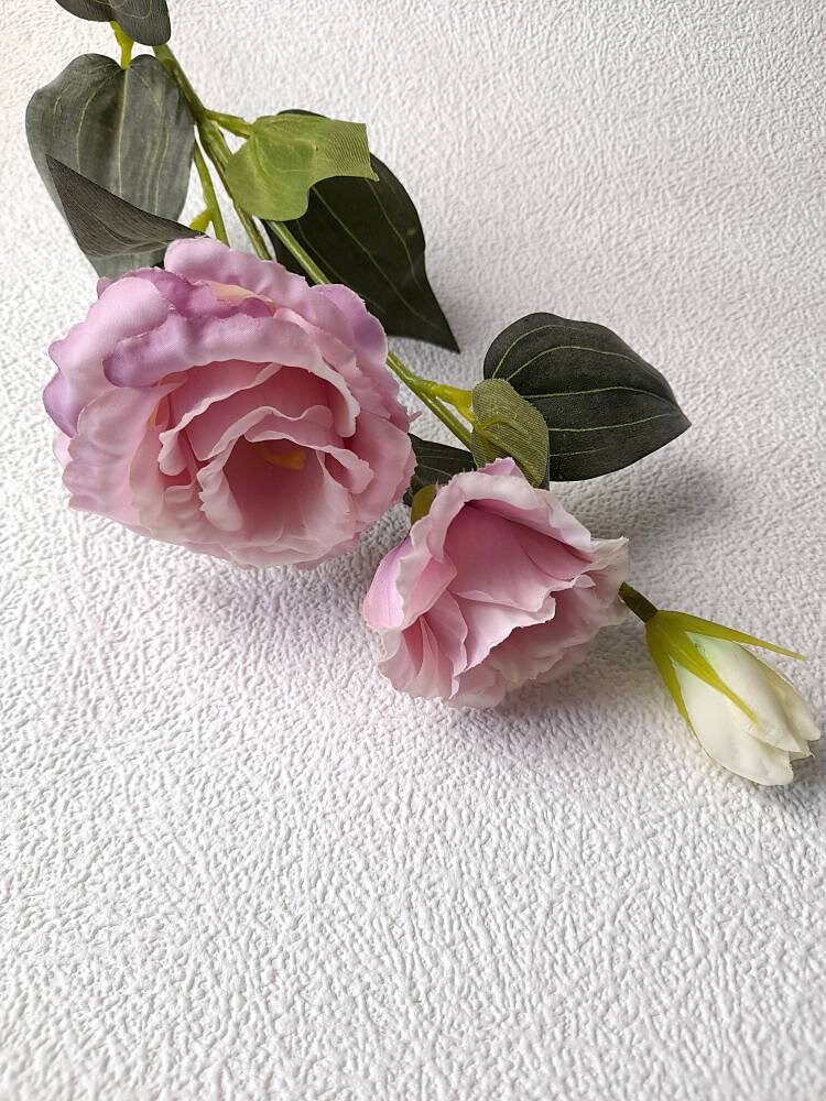 Artificial lisianthus pink lisianthus artificial flowers Etsy