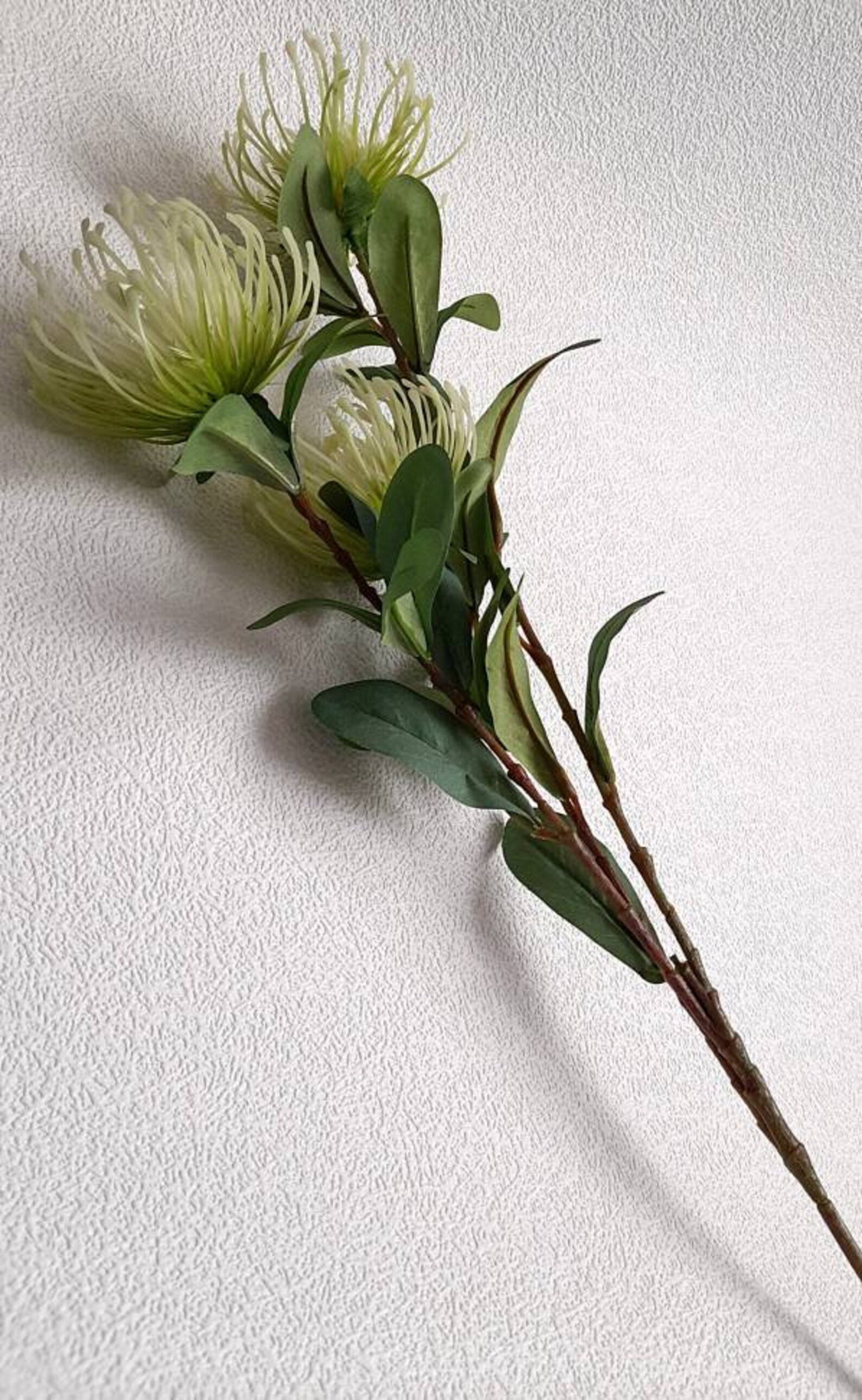 Artificial Flowers White Flowers Faux Protea Faux Tropical Etsy