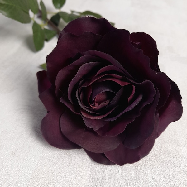 artificial rose, burgundy rose, artificial flowers, rose home decor, burgundy bouquet, winter wedding, burgundy wedding, burgundy flowers