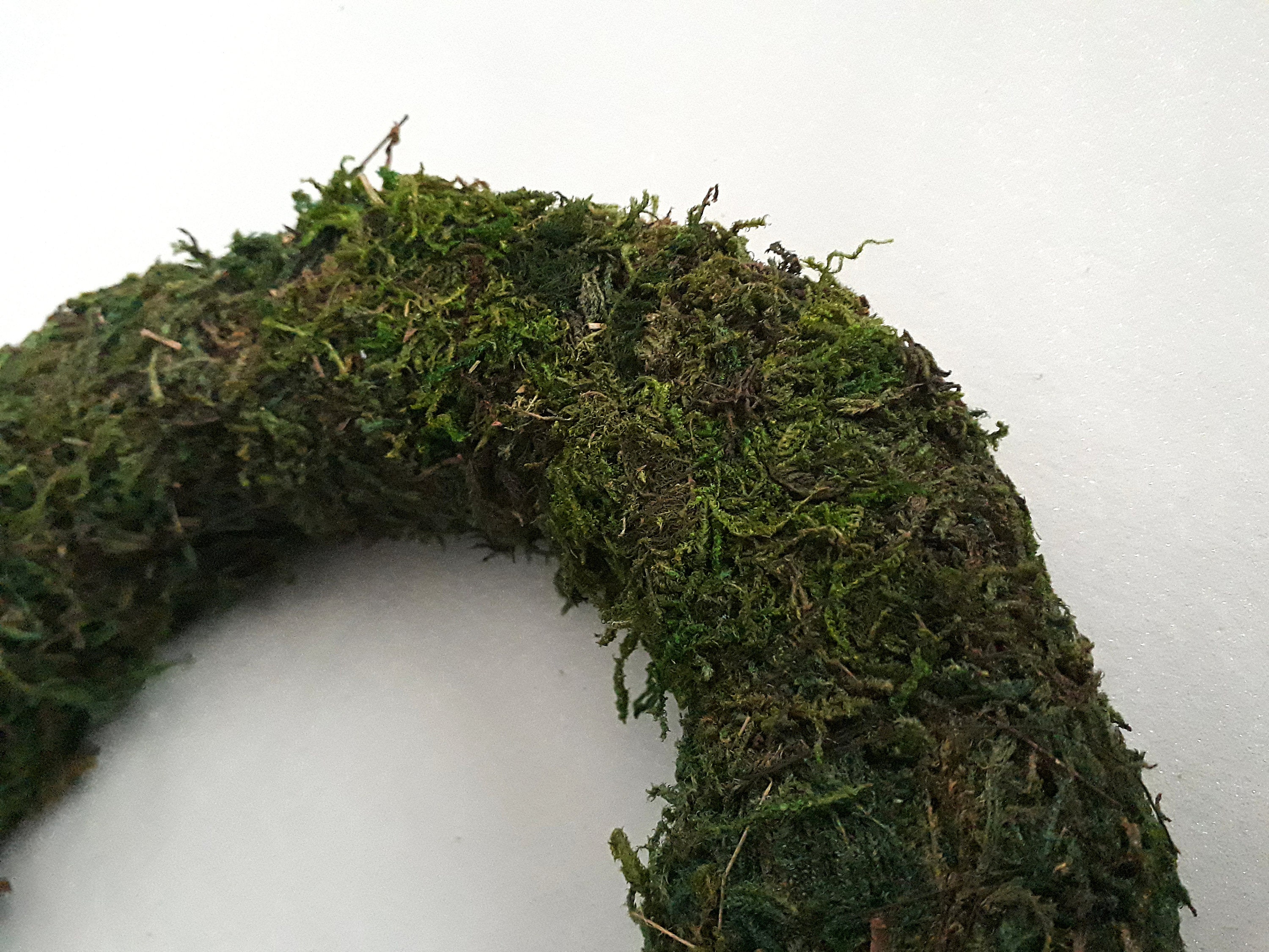 Faux moss artificial moss wreath moss wreath moss ring Etsy