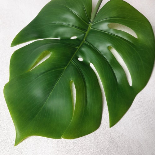 Artificial flowers, Monstera leaf, tropical flowers, tropical leaf, tropical home decor, artificial Monstera, tropical plants, monkey leaf
