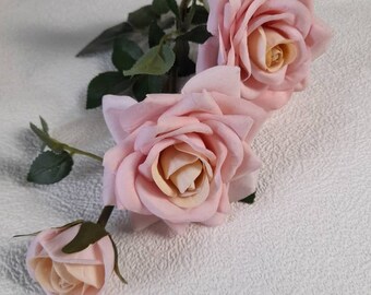 Artificial flowers, artificial rose, pink rose, pink roses, fake rose, rose decor, pink rose spray, wedding flowers, faux rose, pink flower