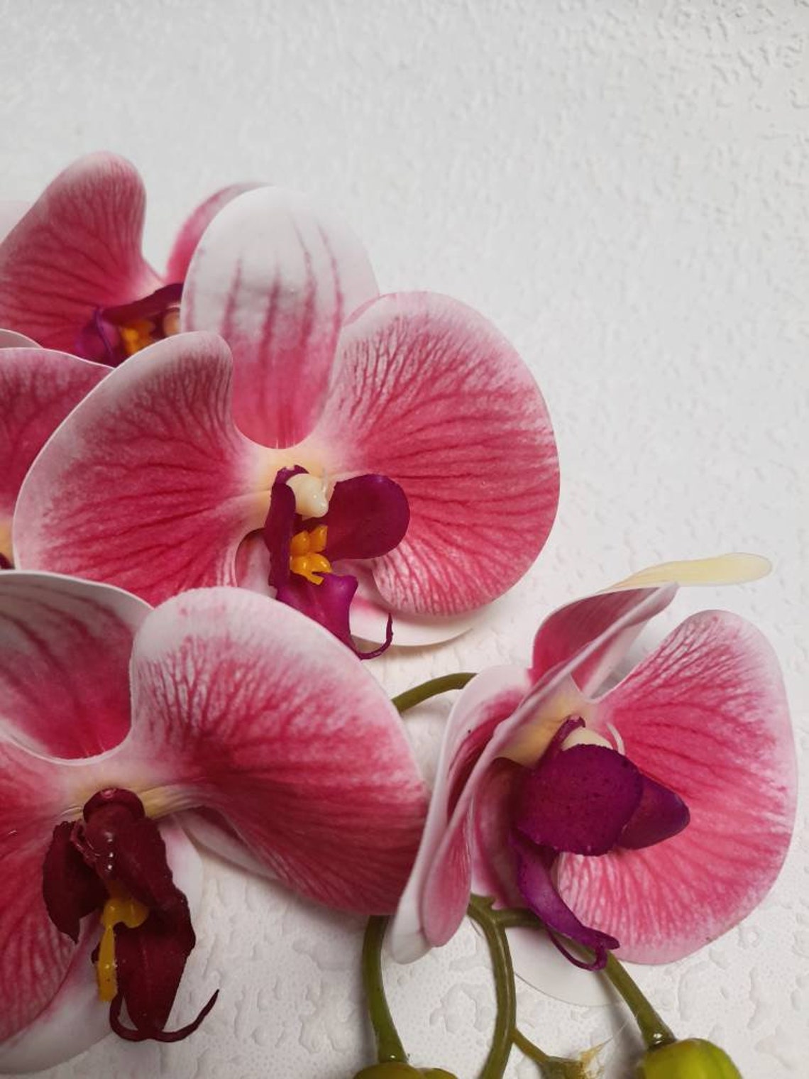 Artificial Orchid Pink Orchid Artificial Flowers Pink Etsy UK