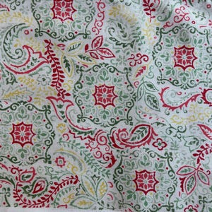 Vintage  Waverly Inspirations Heavy Cotton  Fabric - Screen Print 8 Yard Piece