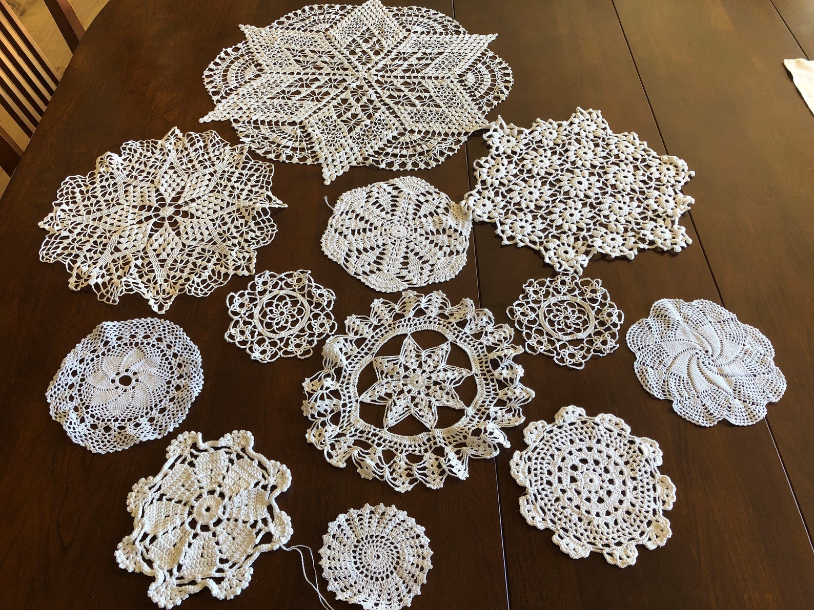 Doilies Doilies and More Doilies Multiple Lots of Doilies Etsy