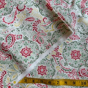 Vintage Waverly Inspirations Heavy Cotton Fabric - Screen Print 8 Yard Piece image 5