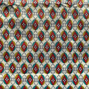 Vintage Midcentury Fabric - Geometric Atomic 3.5 Yards