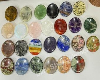 Natural Gemstone Worry Stone, Crystal Worry Stone, Crystal Pocket Stone, Healing Crystal, Pocket palm stone, Chakra balancing stone