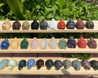 Small Gemstone Turtle Decor Supply,  Carved Crystal Tortoise Figurines, Crystal Animal, Healing Crystal, Crystal Gift, Wholesales Crystal