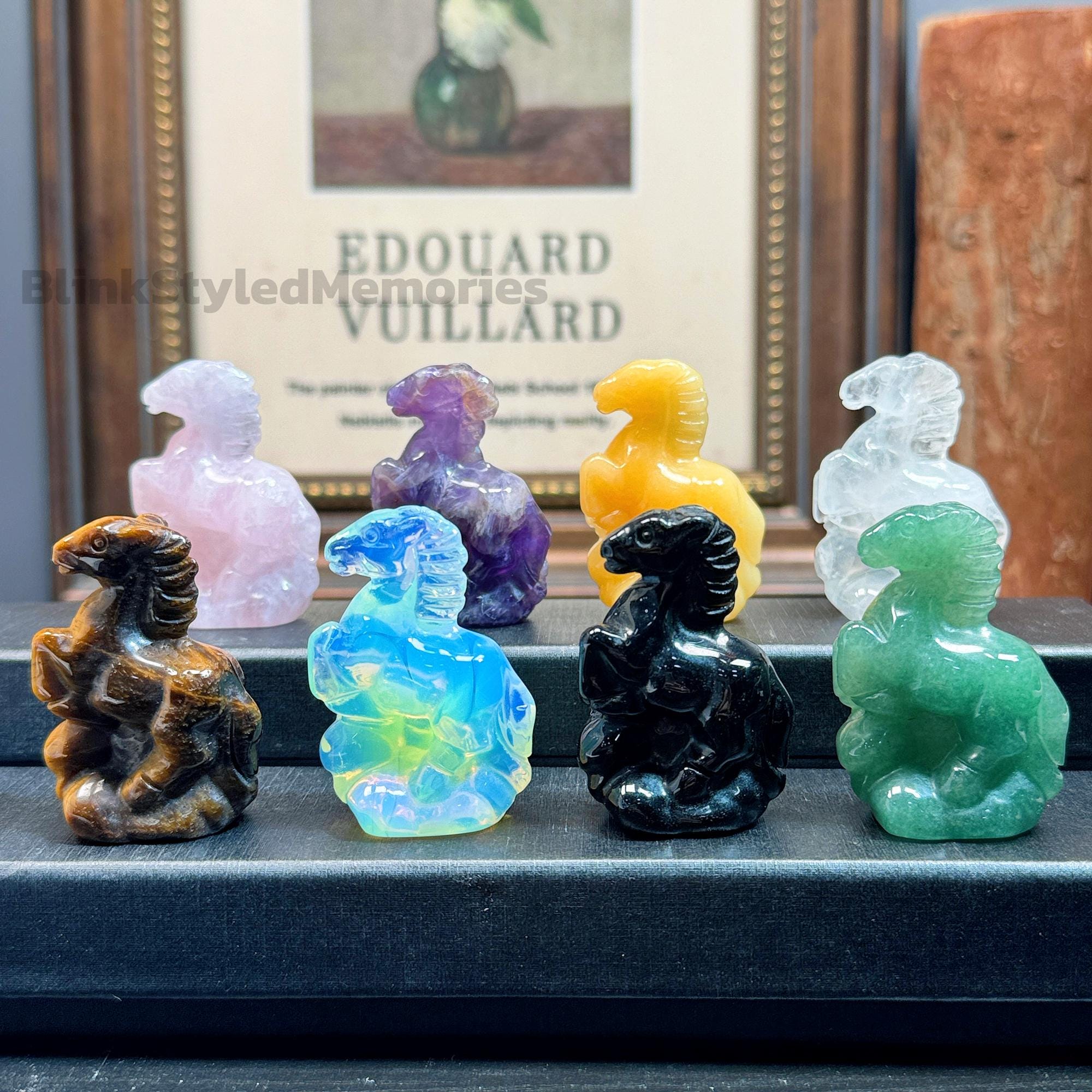 石の馬の置物 - Etsy 日本
