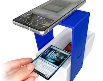 MTG Card Scanner Stand for TCG Scan Stand for Manabox & MTG Price Checks | Fits Sleeved Cards | Magic, Pokmon, Yu-Gi-Oh Sorting Tool MTG Card Scanner Stand for TCG Scan Stand for Manabox & MTG Price Checks | Fits Sleeved Cards | Magic, Pokmon, Yu-Gi-Oh Sorting Tool
