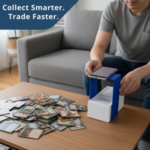 MTG Card Scanner Stand for TCG – Scan Stand for Manabox & MTG Price Checks | Fits Sleeved Cards | Magic, Pokémon, Yu-Gi-Oh Sorting Tool image 4