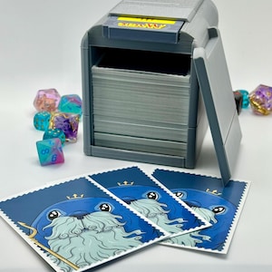 Gameboy Style Deck Box for Commander / EDH Magic the Gathering (Magnetized Lock) - Fits 100 + Single Sleeved Cards image 5