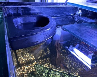 Floating Aquarium Water Diffuser for Safe Water Changes – Gentle Pour Shield for Betta, Shrimp, Aquascape Tanks | No Suction Needed