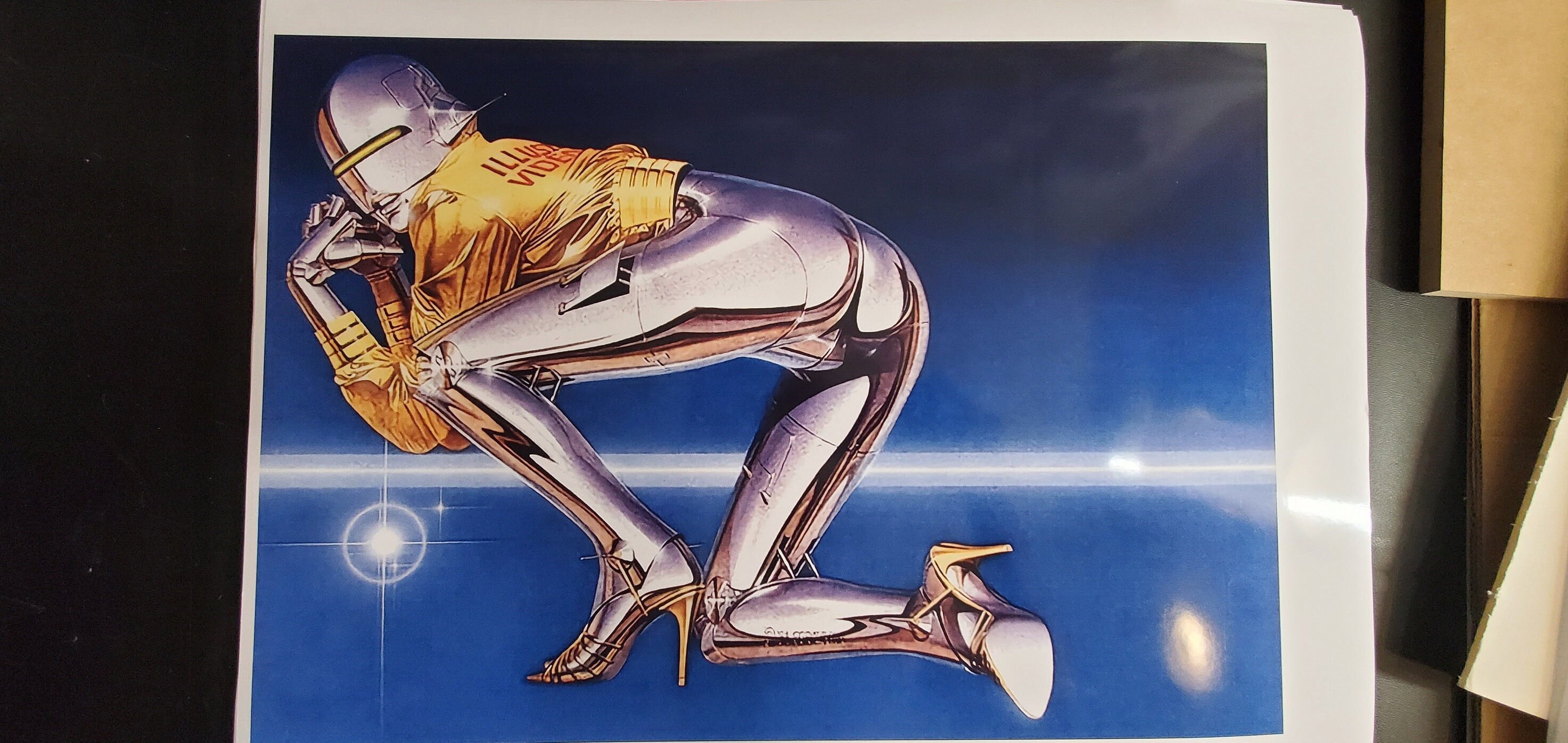Bonhams : Hajime Sorayama (Japanese, born 1947) T-Rex Cyborgs