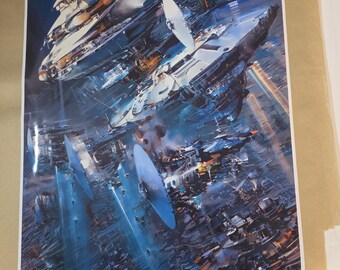 Original 1977 Star Wars Music Poster – John Berkey Artwork - Etsy