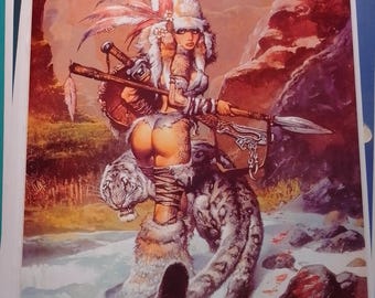 Simon Bisley 17x22 photo print #2