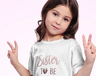 Big Sister or Big Brother. Ideal for announcing the new pregnancy.Short/long sleeve. Free choice of colour also glitter