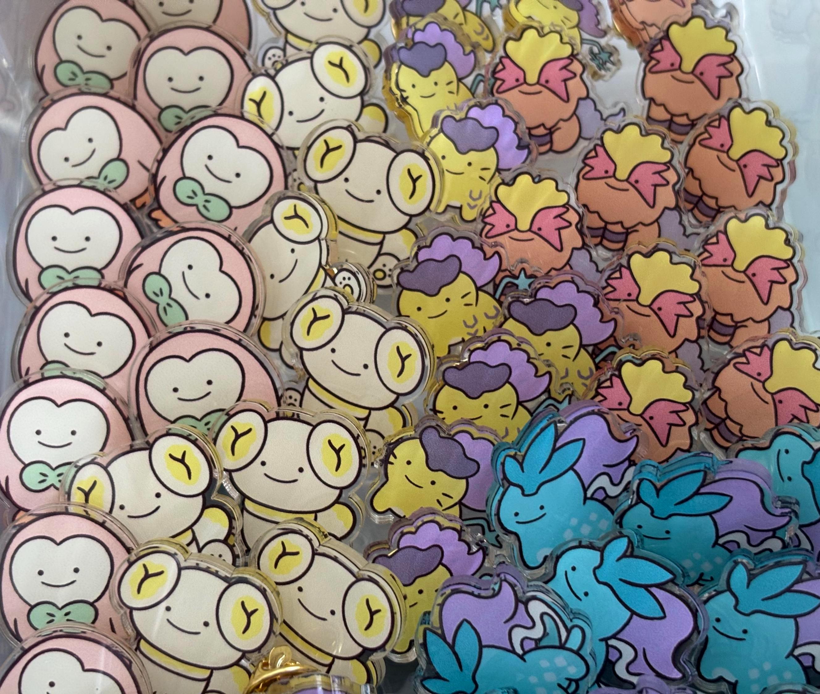 Ditto Pin Ditto Pokémon Pins: Chibi Kawaii, Rowlet, Fidough - Etsy