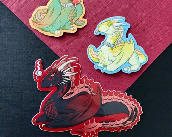 Game of Thrones Dragon Vinyl Sticker: Drogon, Rhaegal, Viserion