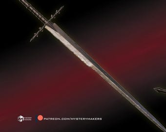 Espada Espectro Impresa en 3D