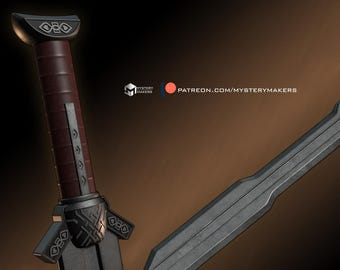 Espada de Kili, accesorio impreso en 3D