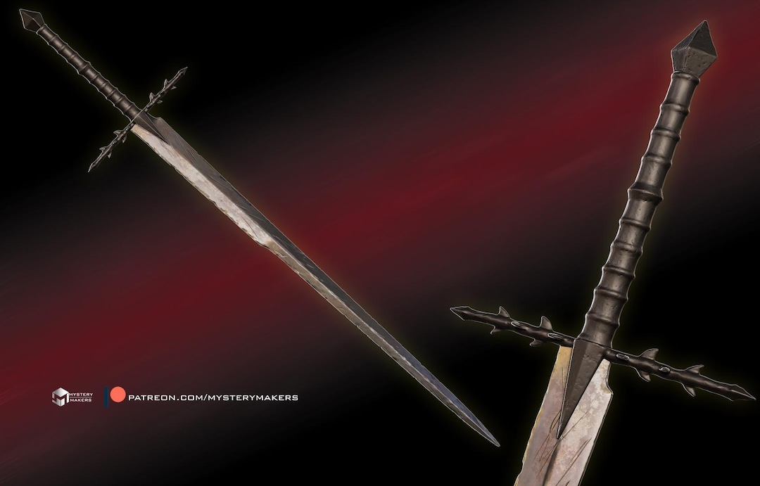 Wraith Sword Ref Wraith Sword 3D Printed Prop - Etsy