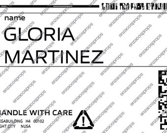 Archivo de pegatinas de utilería Cyberpunk Edgerunners de la urna de Gloria