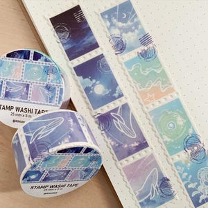 Sky and Sea Stamp Washi Tape , Scrapbooking, Journaling