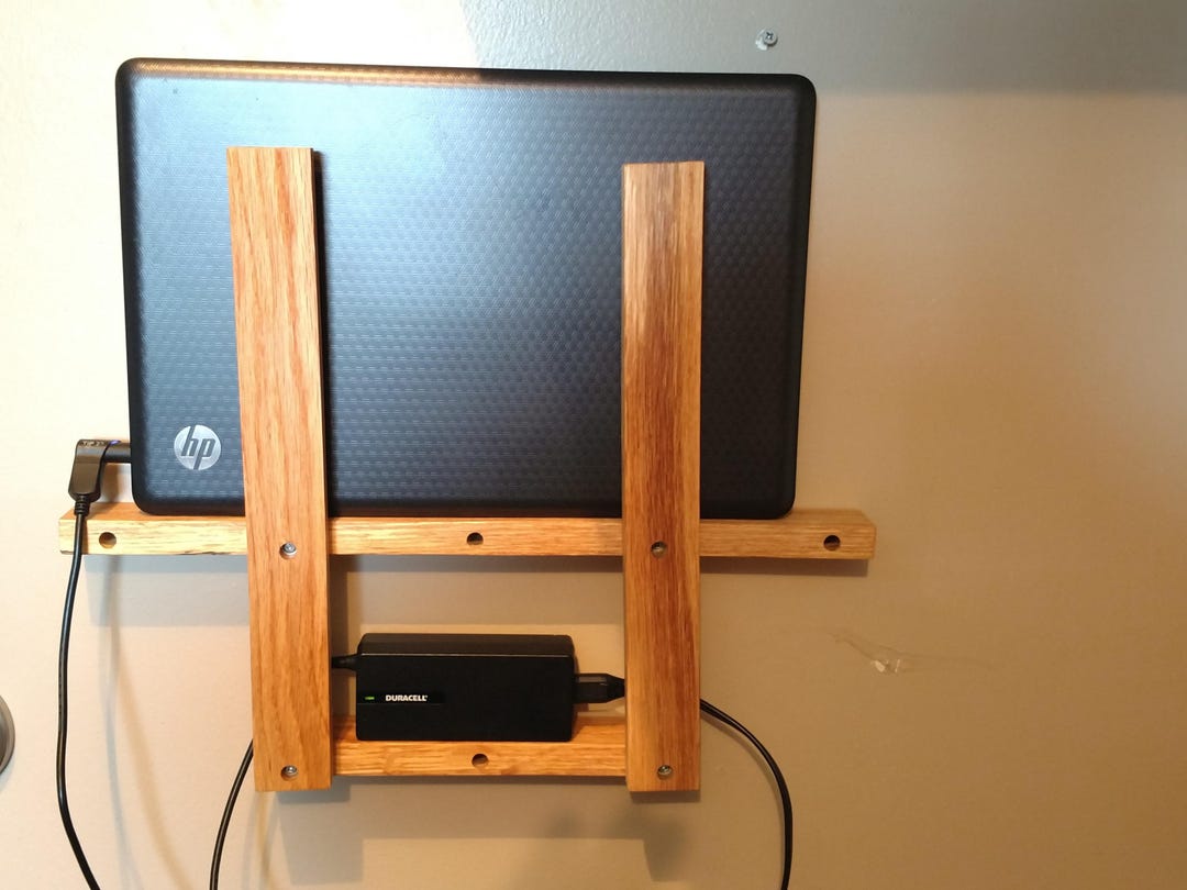 Laptop Docking Station for Wall Mount Space Saver Organization Safty ...