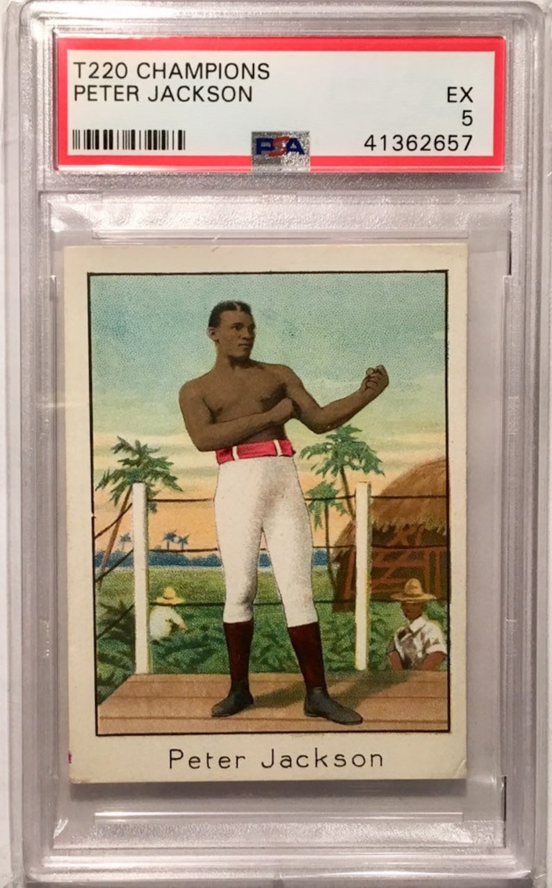 1910 T220 Champions Boxing HOF /& Australian Boxing HOF Peter Jackson.