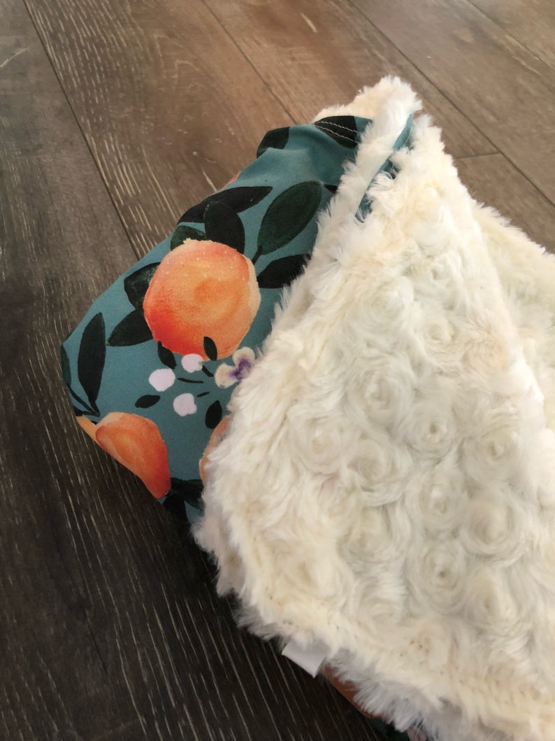 Faux Fur Minky Clementine Baby Blanket and Sloth Lovey Etsy