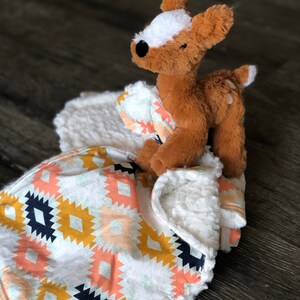 Taggies Signature Collection Mary Meyer Fawn Deer Security Blanket Baby