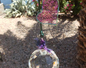 Crystal Prism Suncatcher: Rainbow Maker Window Decor, Memorial Gift