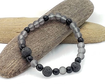 Essential Oil Bracelet Essential Oil Diffuser Bracelet Women Diffuser Bracelet Lava Stone Bracelet Meditation Gift, beaded lava bracelet