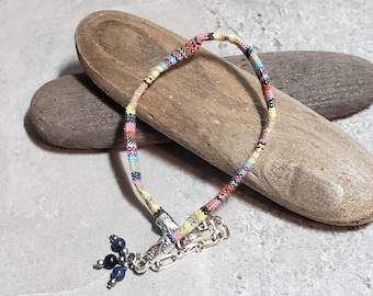 Anklet, Boho Beach Anklet, Bohemian Anklet, ankle jewelry, Beaded Anklet, Foot Jewelry, surfer anklet, friendship anklet, friendship jewelry