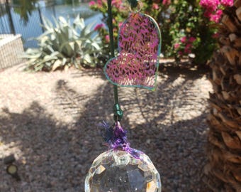 Crystal Prism Suncatcher: Rainbow Maker Window Decor, Memorial Gift