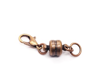 Copper Magnetic Clasp Converter: Easy Necklace & Bracelet Fastener