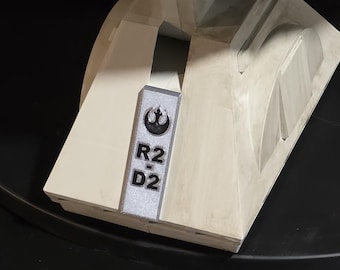 Home Depot R2-D2 Foot Plate Cover Modification Set with Front Foot Name Customization 3.5ft